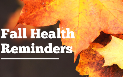 Fall Health Reminders